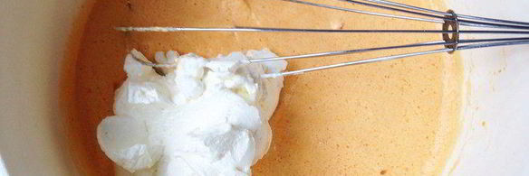 тыквенно-облепиховое пирожное