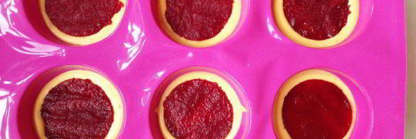 тыквенно-облепиховое пирожное