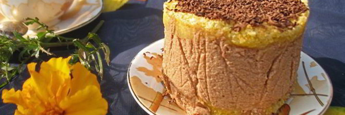 Тыквенно-шоколадные пирожные