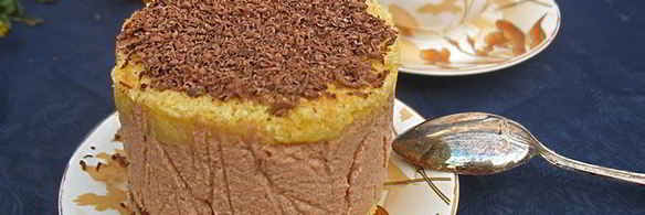 тыквенно-шоколадные пирожные