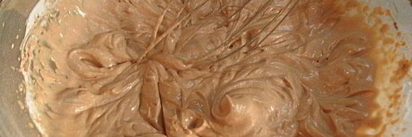 тыквенно-шоколадные пирожные