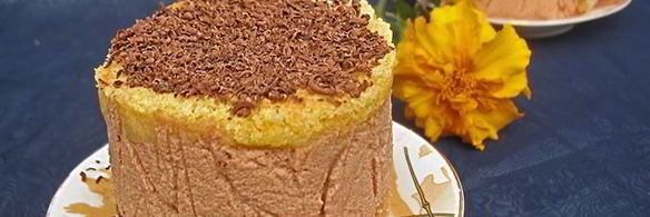 тыквенно-шоколадные пирожные