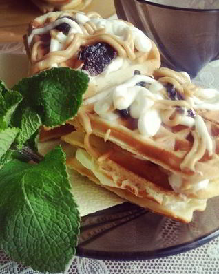 Вафельное пирожные Фантазия