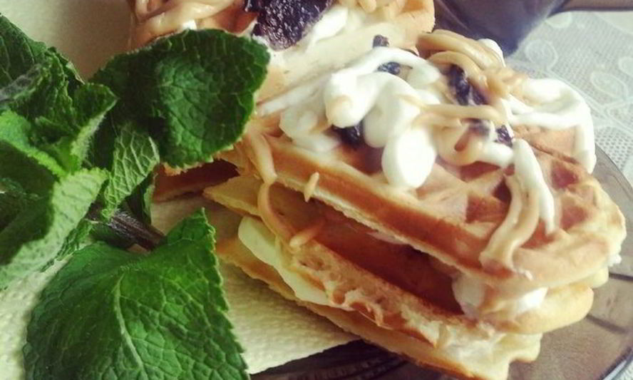 Рецепт вафельного пирожные фантазия