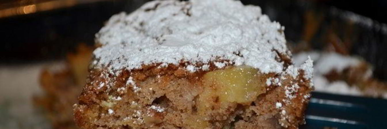 Яблочный брауни