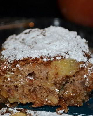 Яблочный брауни