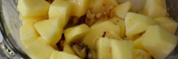 яблочный брауни