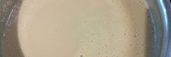 заварное пирожное с легким пудинговым кремом капучино