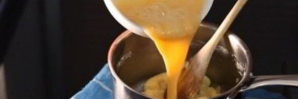 заварные пирожные с молочным кремом