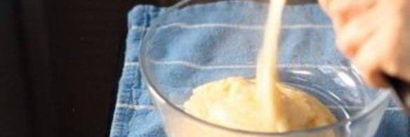 заварные пирожные с молочным кремом