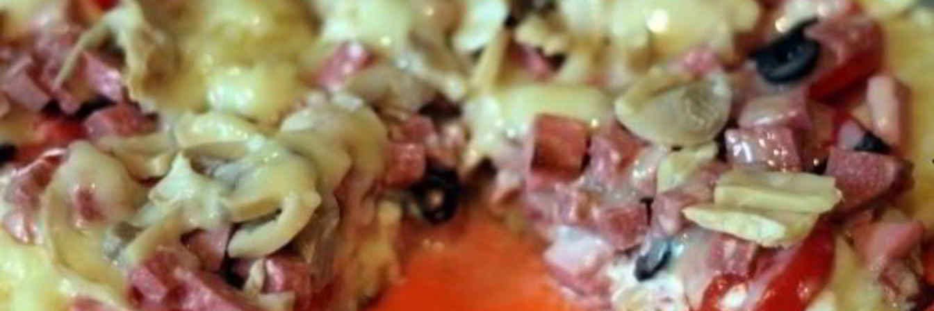 Быстрая пицца на сковороде