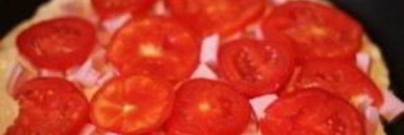 быстрая пицца на сковороде