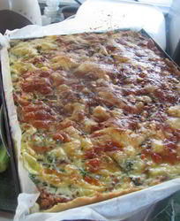 Пицца на кефире