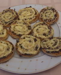 Пицца с грибами