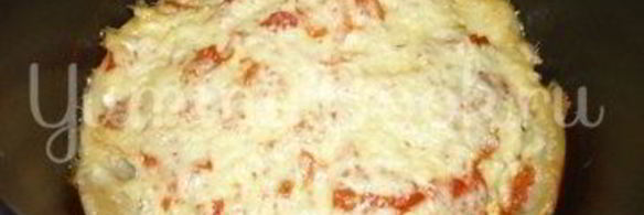 домашняя пицца из мультиварки