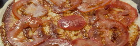 домашняя пицца с креветками и сыром