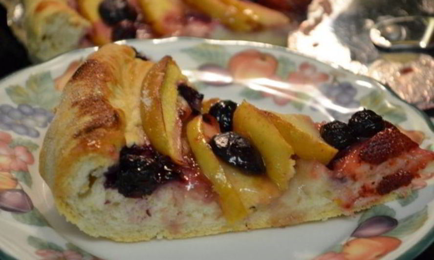 Рецепт фруктовой пиццы