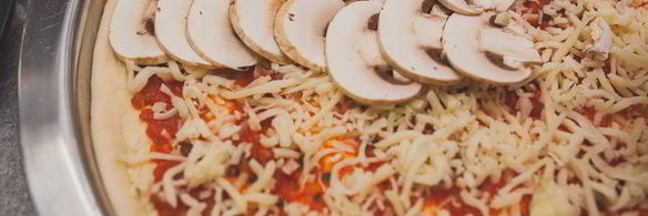 грибная пицца