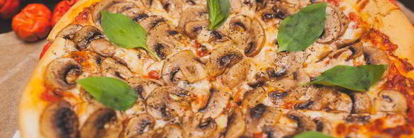 грибная пицца