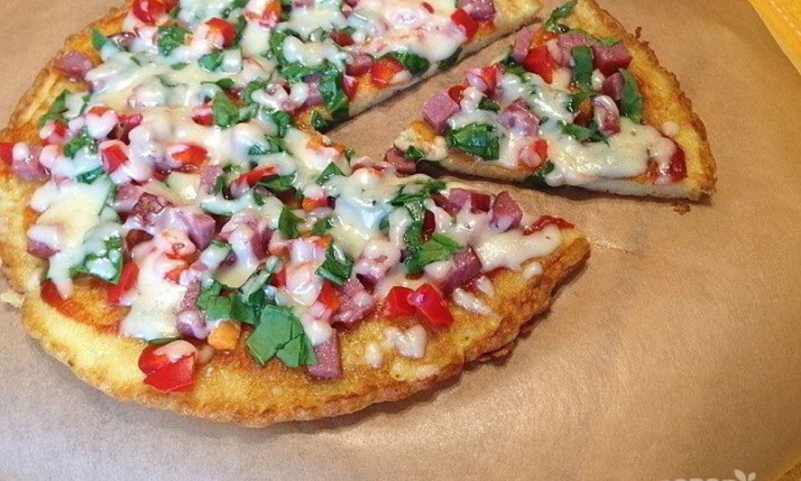 Рецепт картофельной пиццы на сковороде