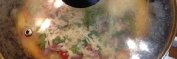 картофельная пицца на сковороде