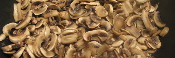 мини-пиццы с грибами