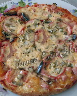 Наливная пицца в мультиварке