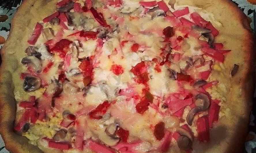 Рецепт нежной пиццы