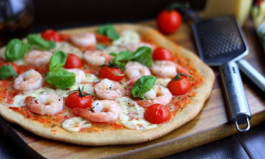 Рецепт нежнейшей пиццы с морепродуктами