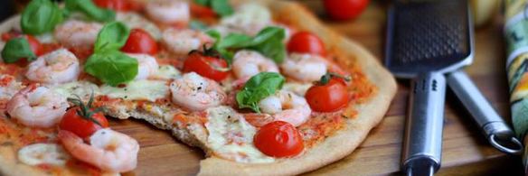 нежнейшая пицца с морепродуктами