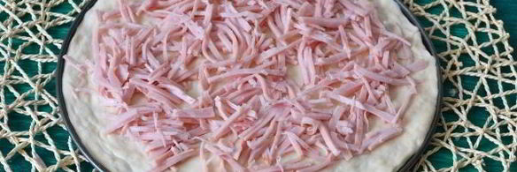 новогодняя пицца петушок