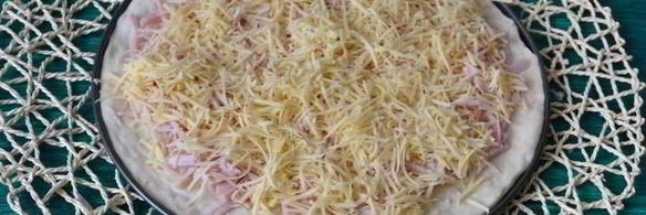 новогодняя пицца петушок