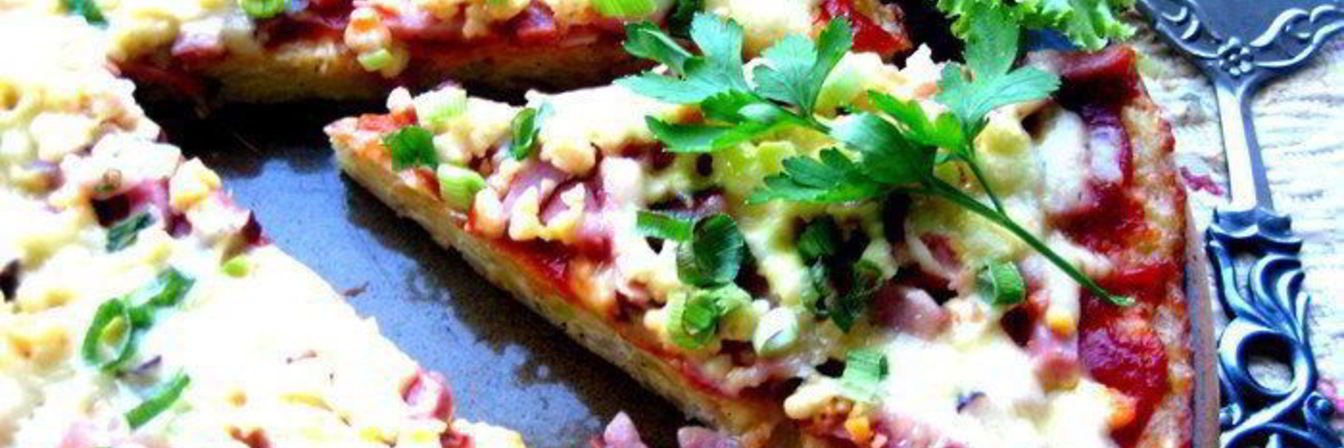 Пицца без муки