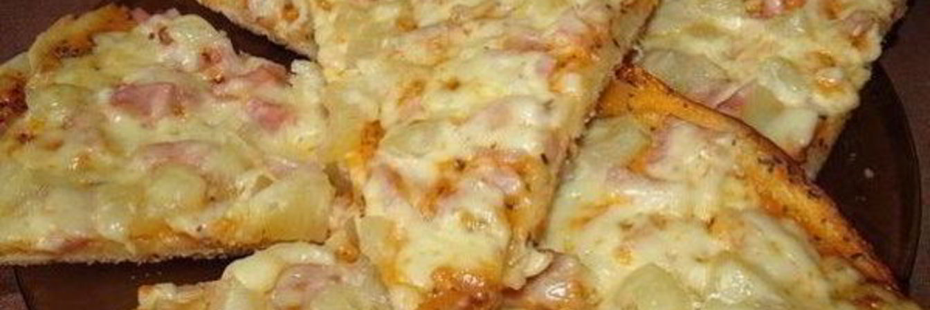 Пицца Гавайская по-домашнему