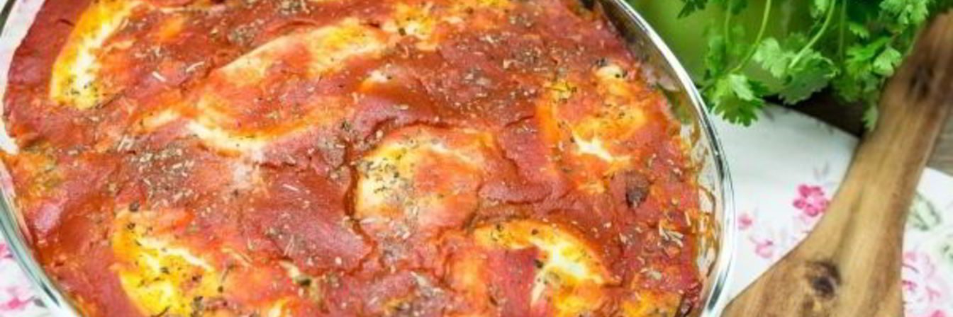 Пицца из баклажанов