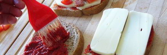 пицца из черствого хлеба