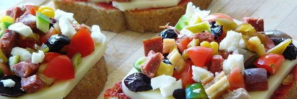 пицца из черствого хлеба