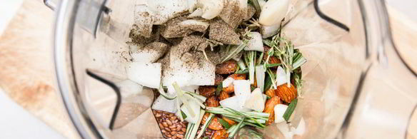 пицца из семян льна и миндаля