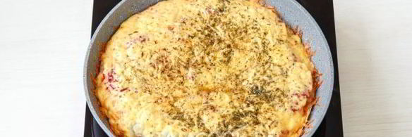 пицца минутка на сковороде