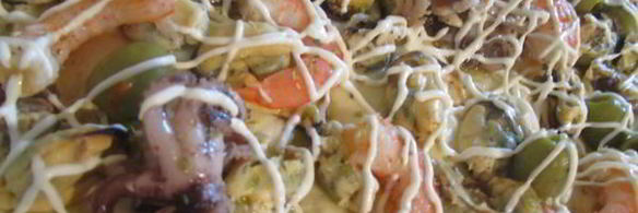 пицца морские жители в сыре