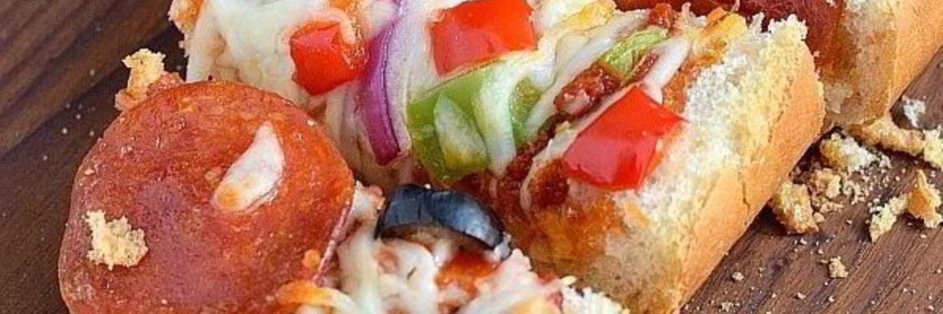 Пицца на батоне в духовке