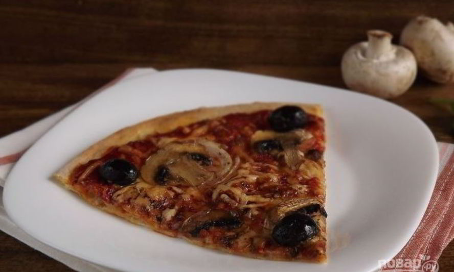 Рецепт пиццы на дому