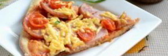 пицца на кефире без дрожжей