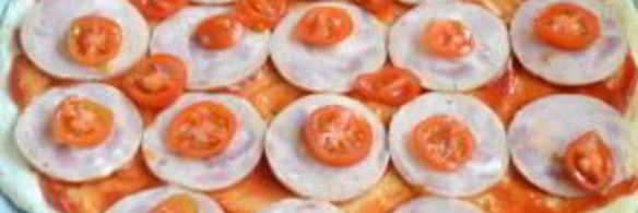 пицца на кефире без дрожжей