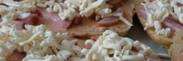 пицца на хлебе