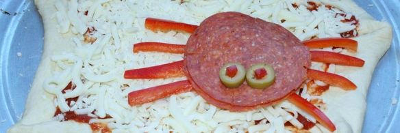 пицца на хэллоуин