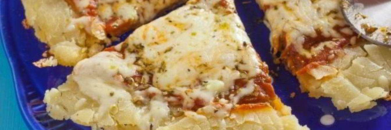 Пицца на сковороде без муки