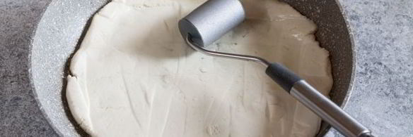 пицца на сковороде без муки