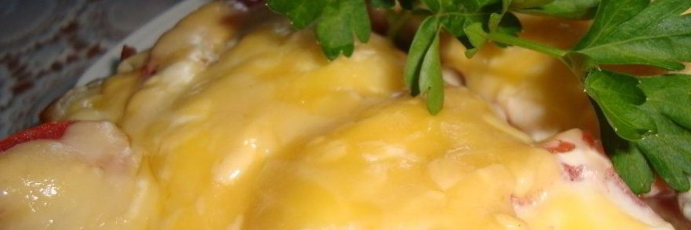 Пицца на сковороде из батона