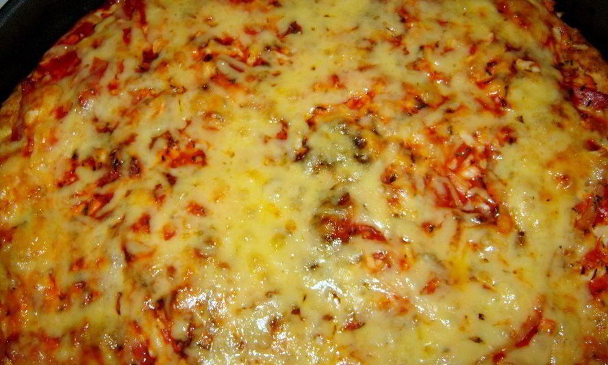 Рецепт пиццы на творожном тесте